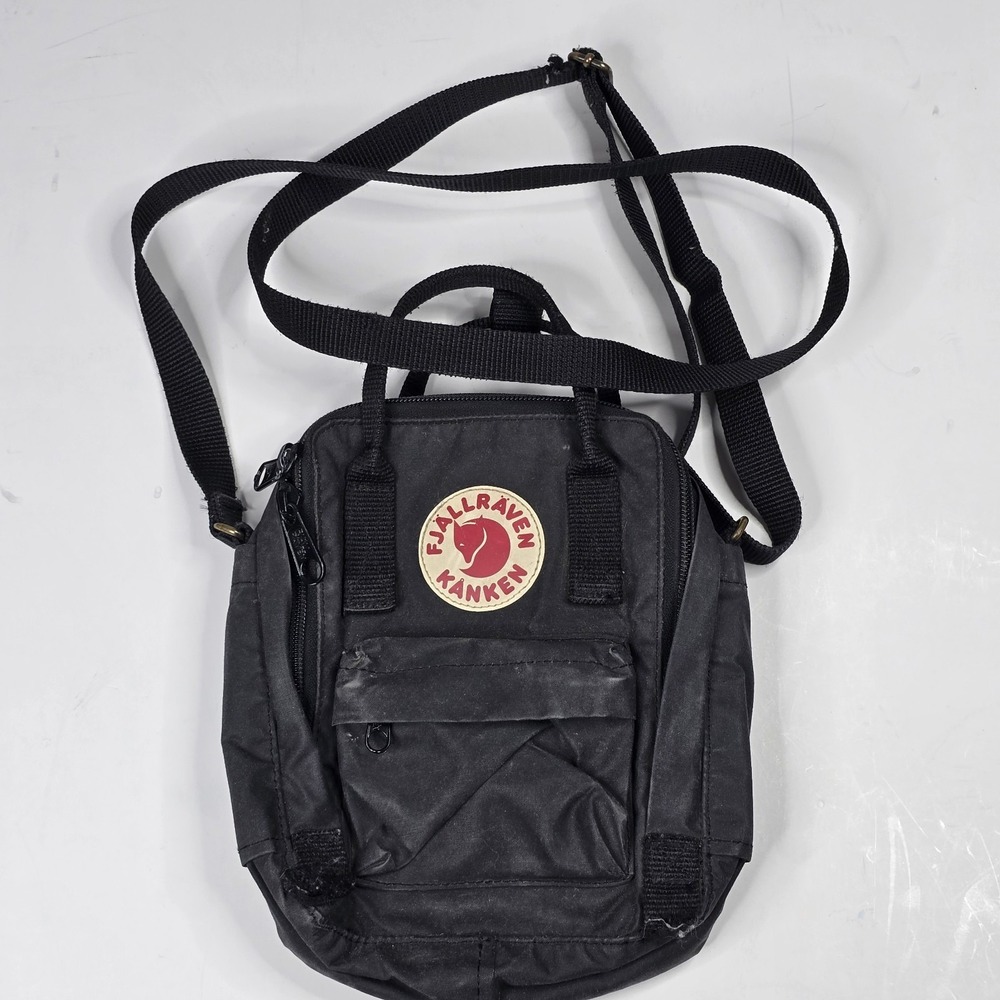 Fjällräven Kånken Sling Bag In Black Crossbody Travel Outdoors